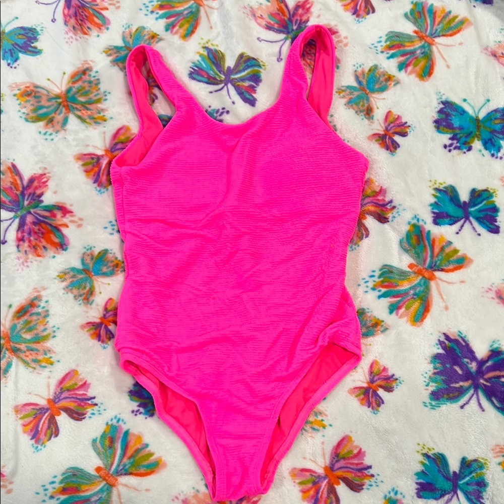 Vibrant Pink One-Piece Swimsuit